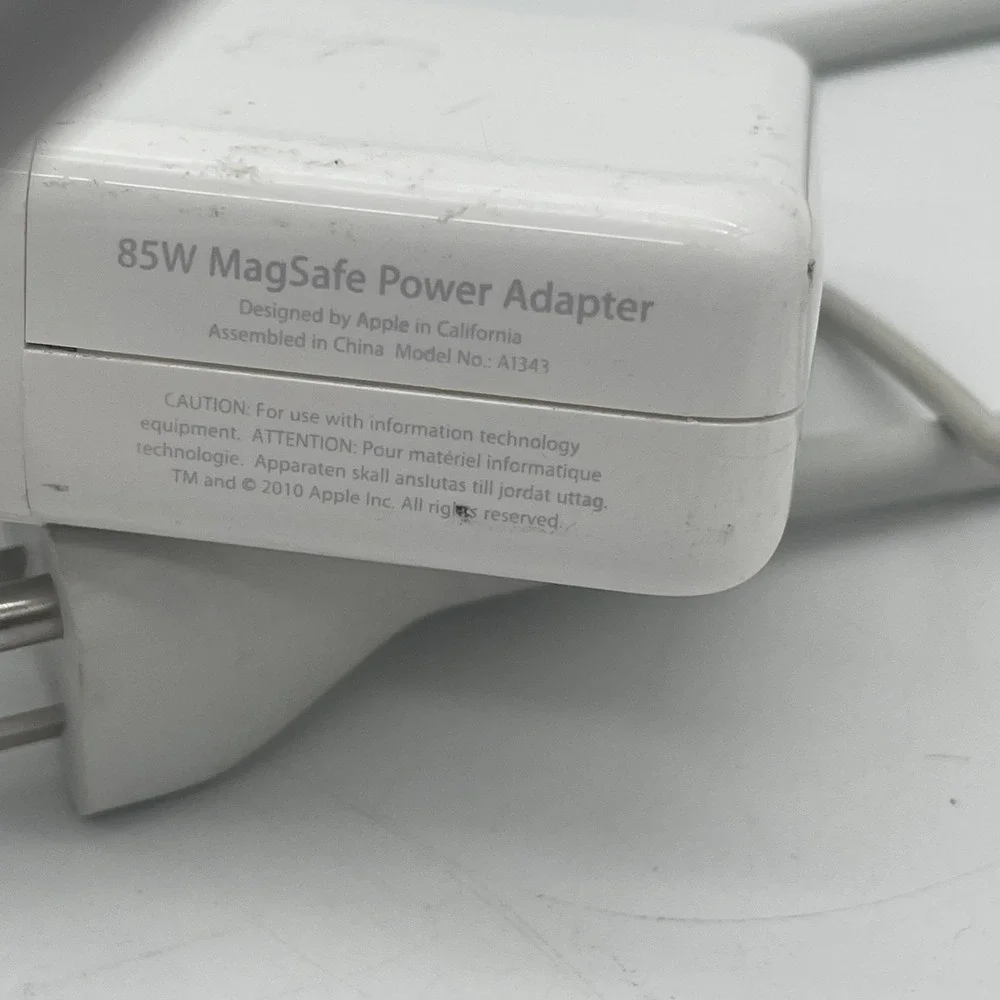 Apple 85W MagSafe Power Adapter A1343 MacBook Pro Charger with MagSafe 2 Dongle